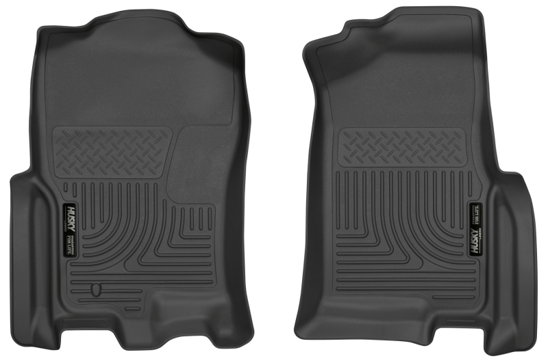 Ford Expedition Floor Mats - Front - Husky Liners - WeatherBeater - Black - `07-`10